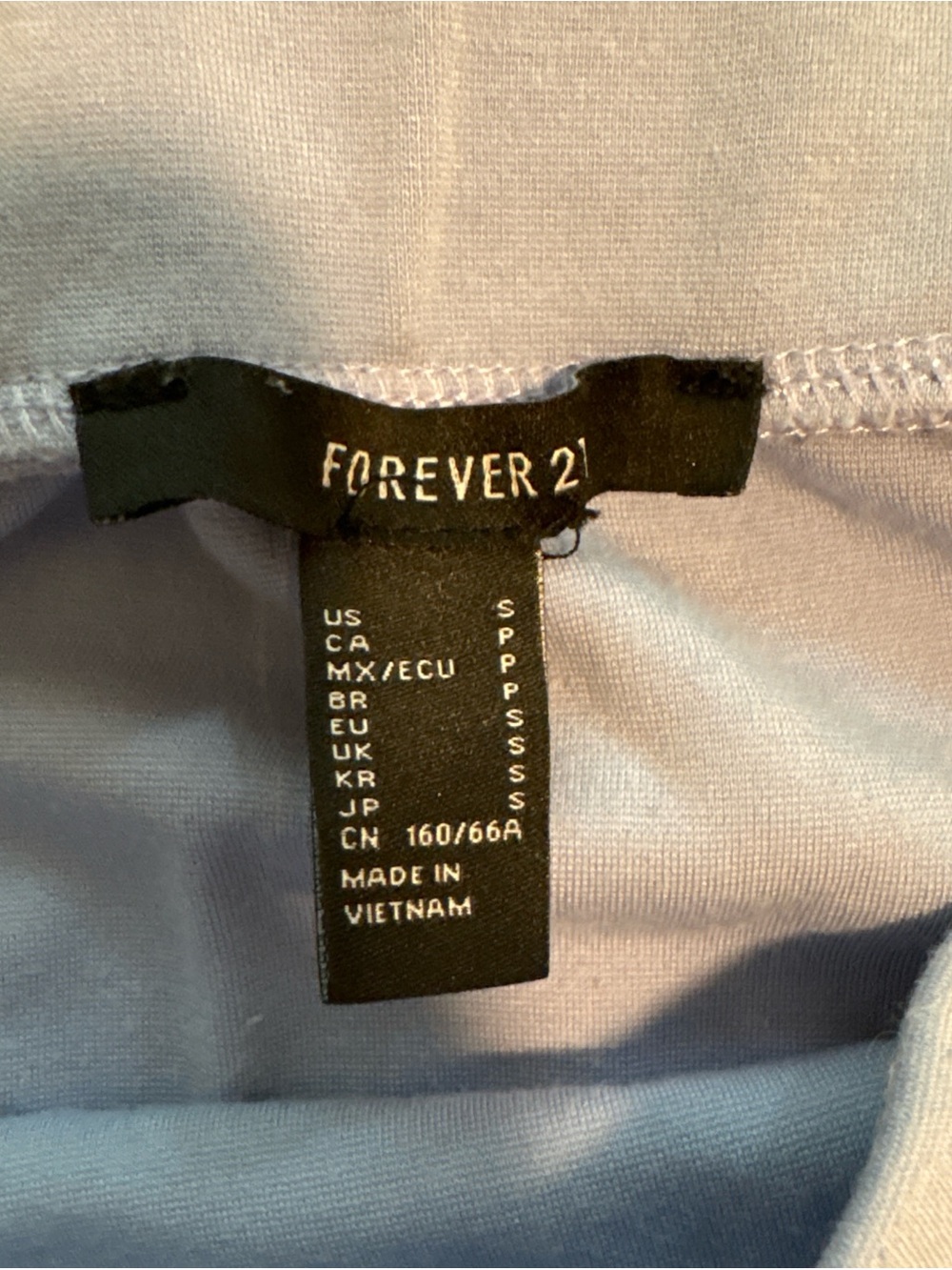Forever 21 Light Blue Skater Skirt - Picture 3 of 3